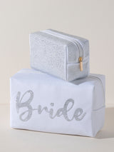 Shiraleah "Bride" Zip Pouch, White