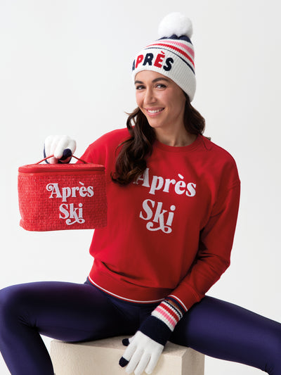 Shiraleah "Apres Ski" Sweatshirt, Red