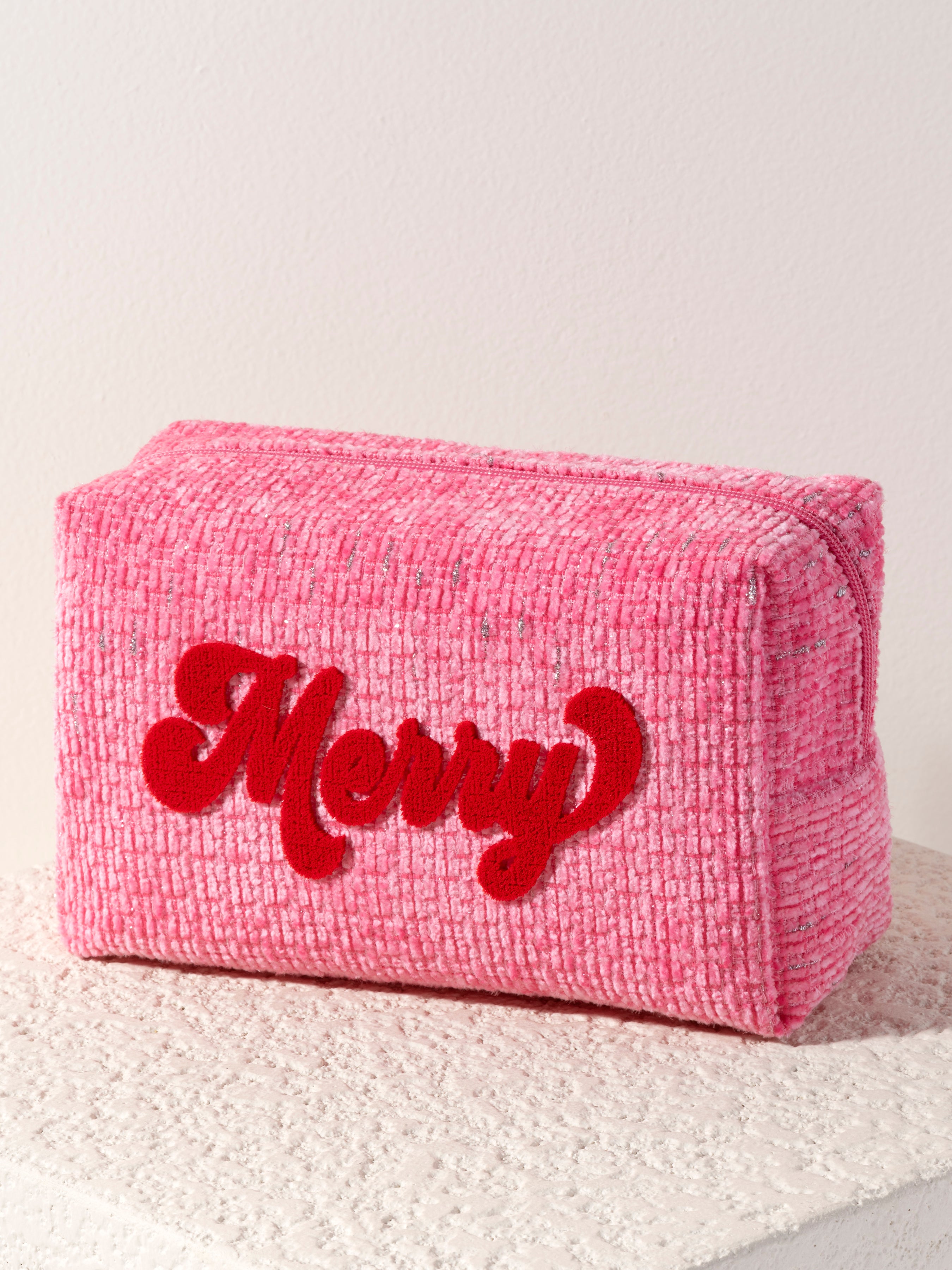 Shiraleah "Merry" Zip Pouch, Pink