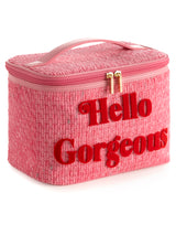 Shiraleah "Hello Gorgeous" Cosmetic Case, Pink