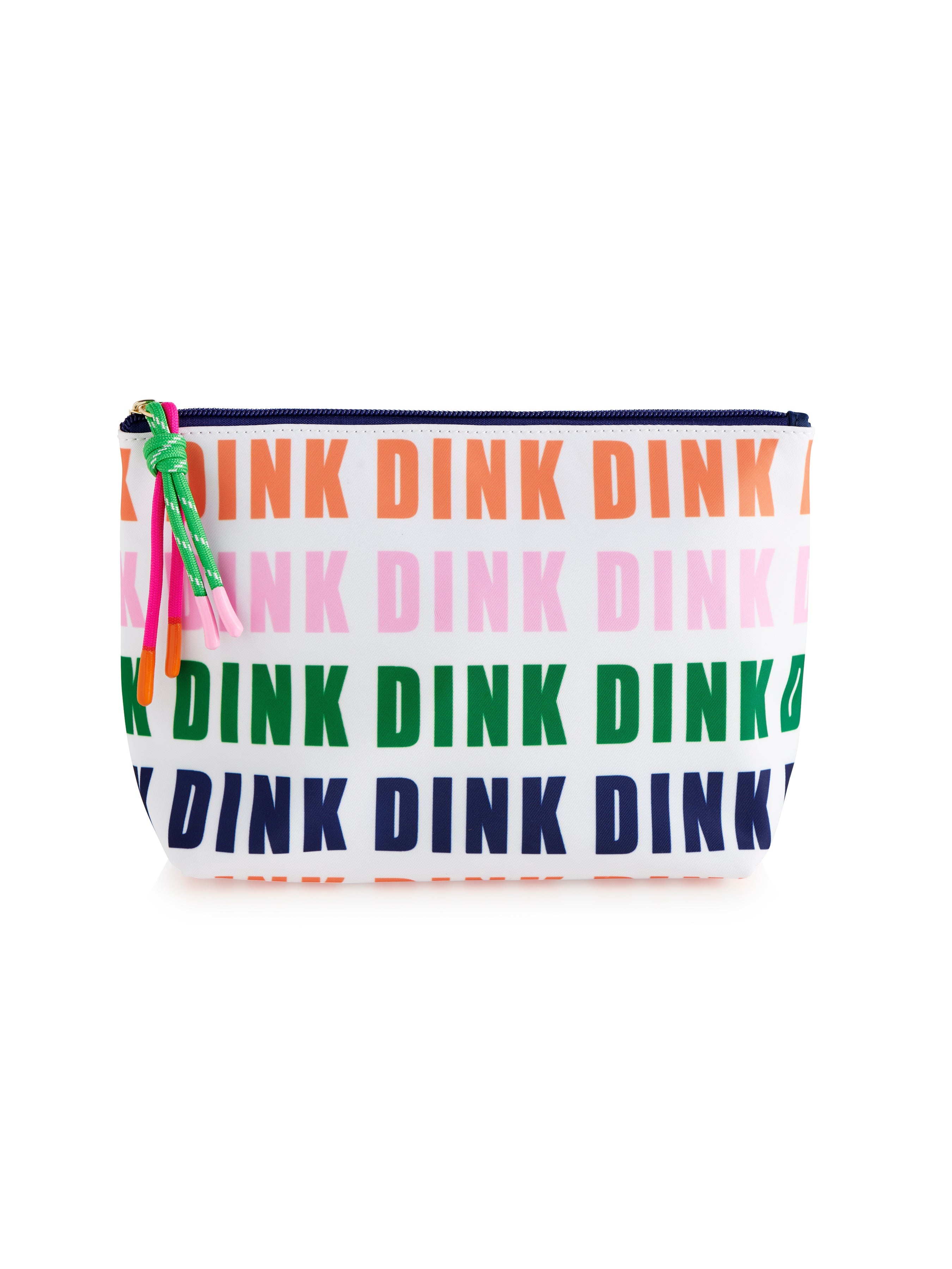 Shiraleah "Dink Dink Dink" Large Zip Pouch, Multi