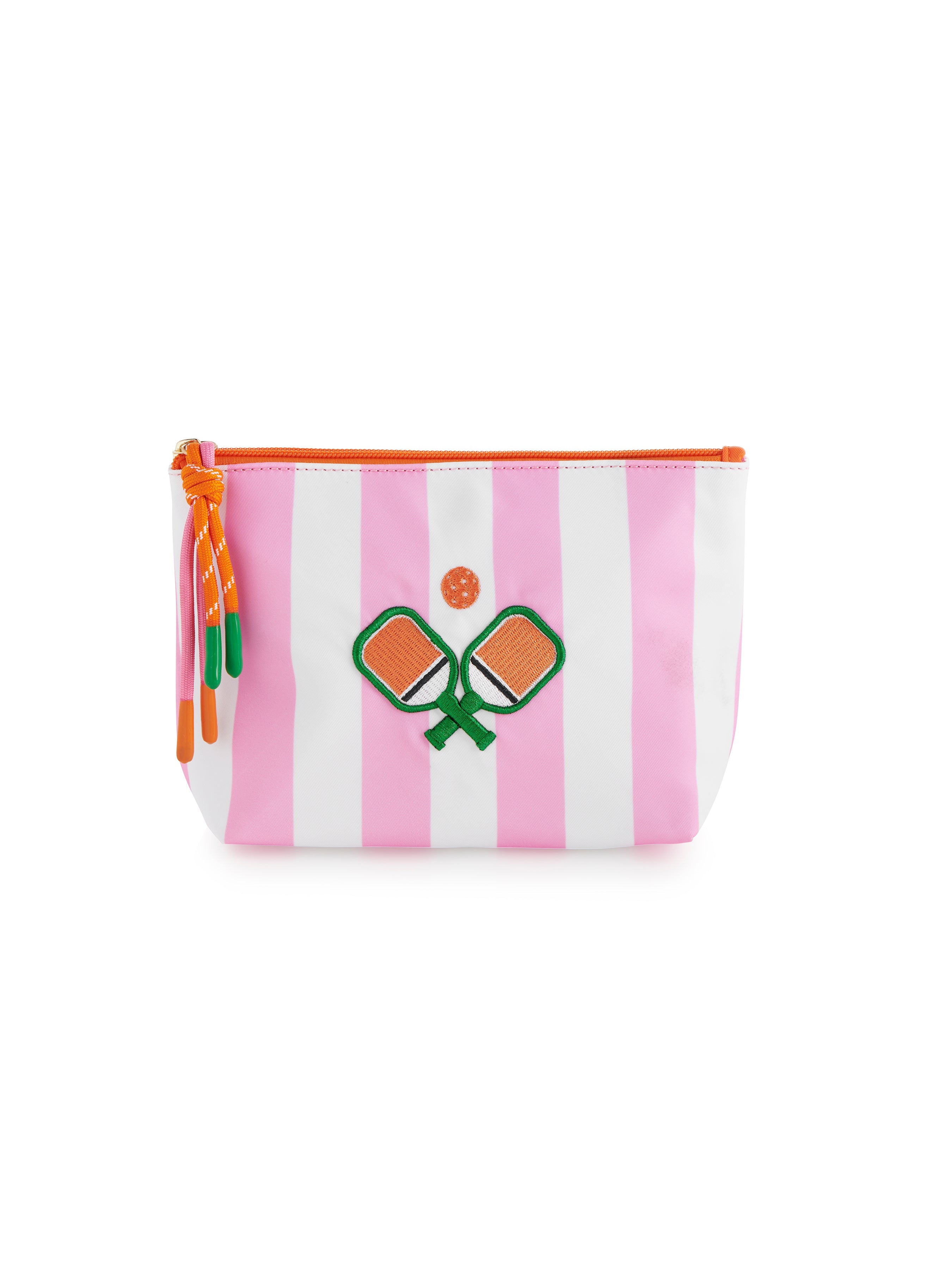 Shiraleah Stripe Paddles Medium Zip Pouch, Multi