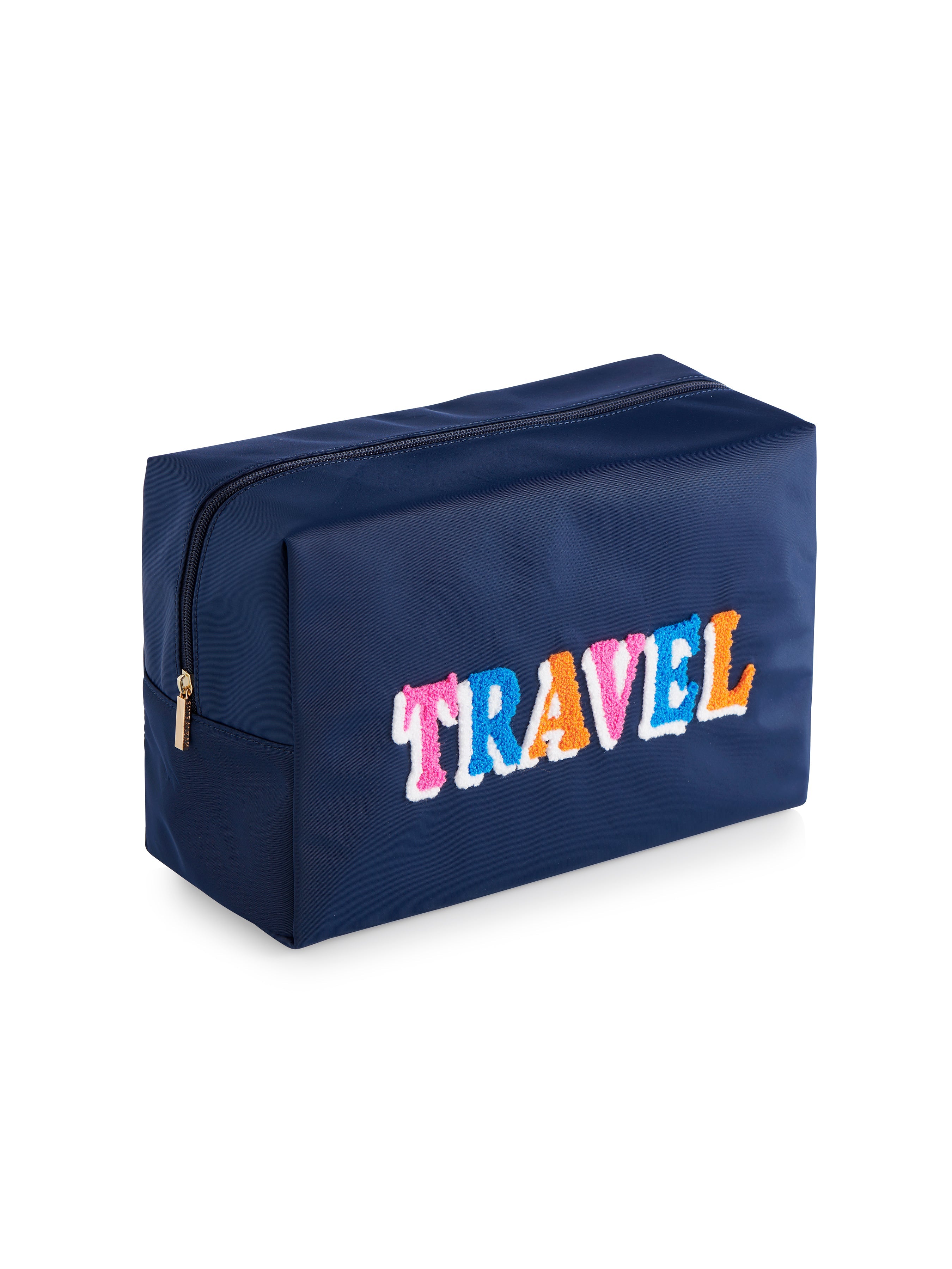 Shiraleah "Travel" Oversized Zip Pouch, Navy