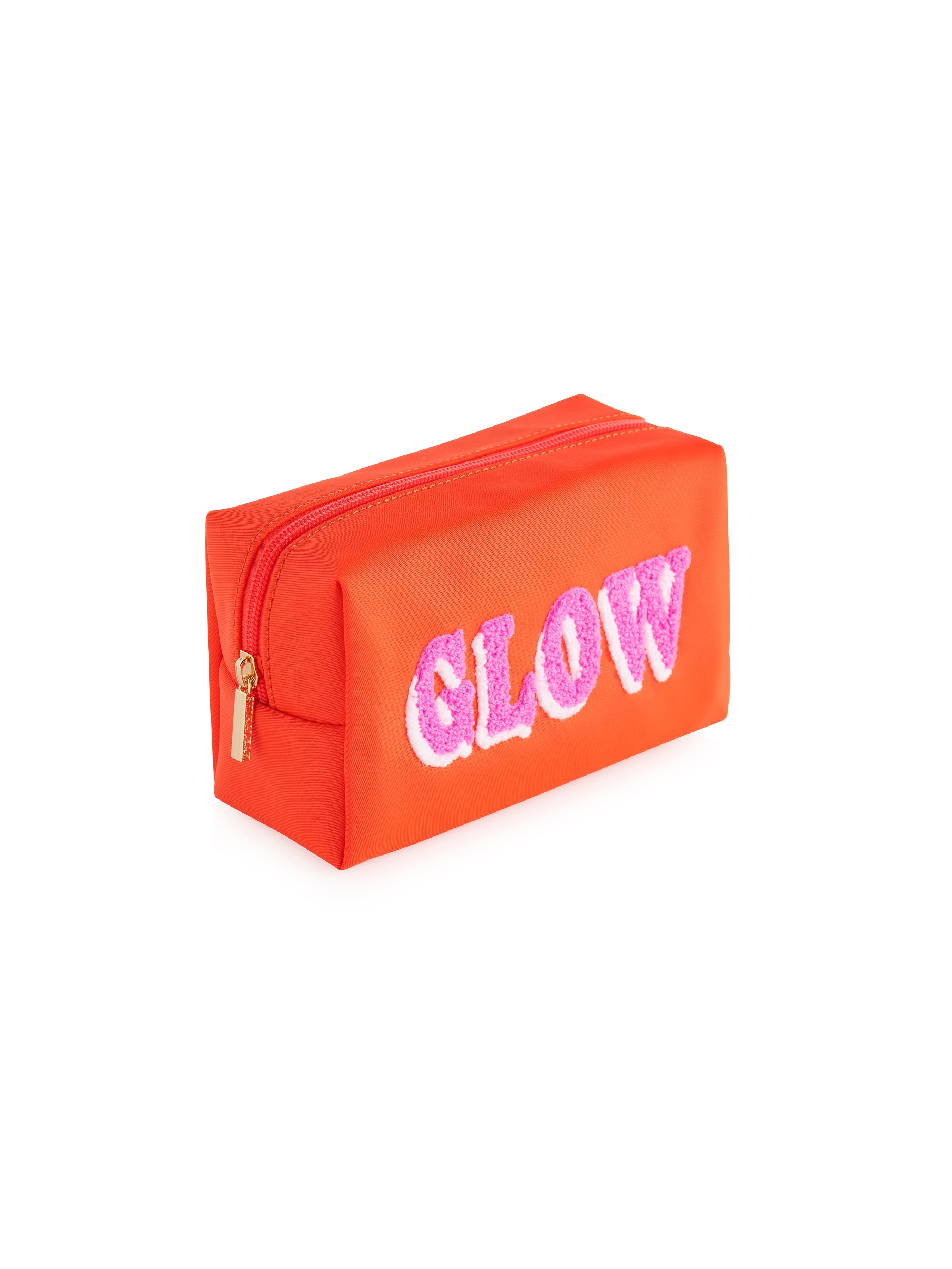 Shiraleah "Glow" Small Zip Pouch, Tomato