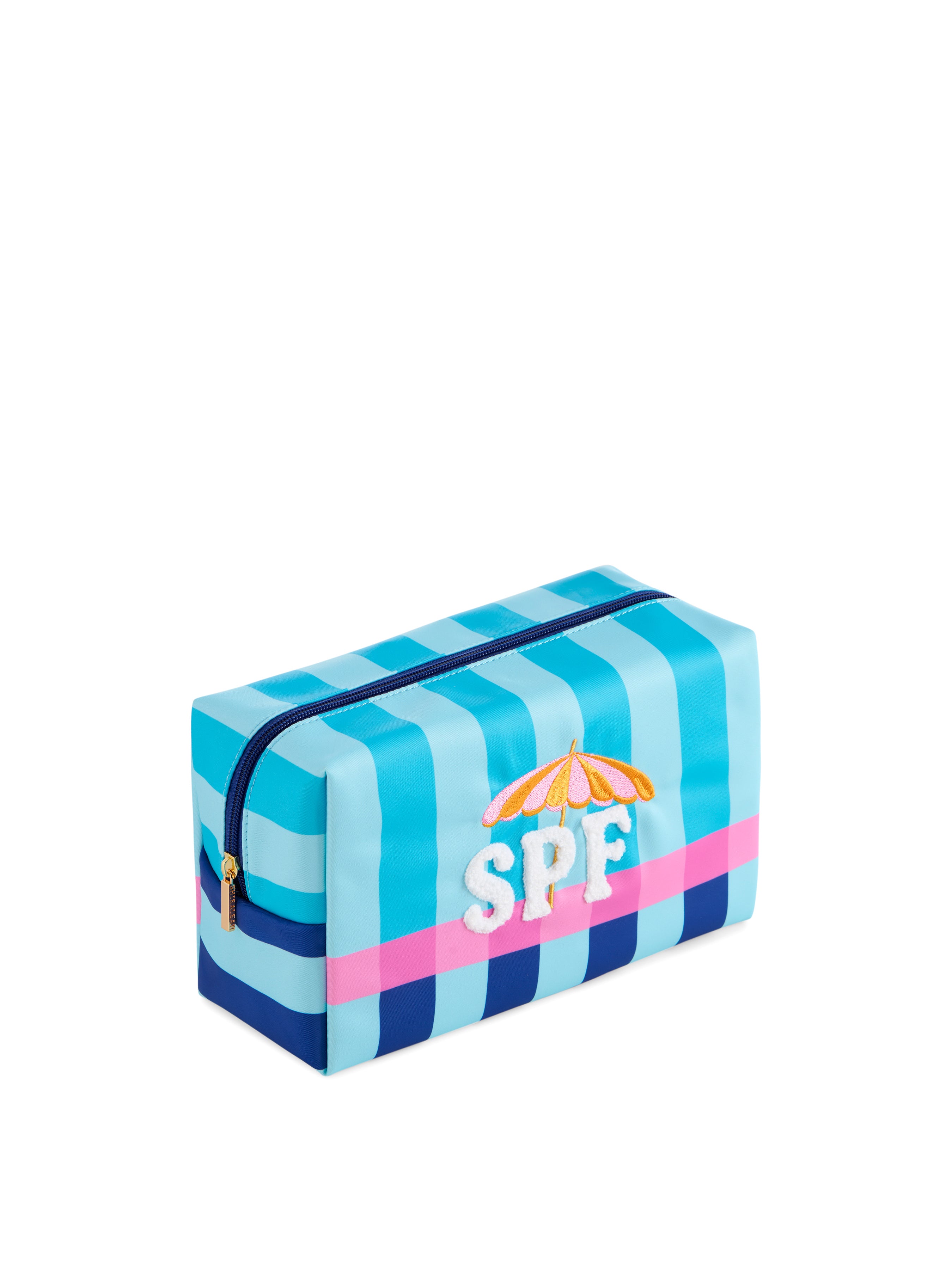 Shiraleah "Spf" Large Zip Pouch, Turquoise