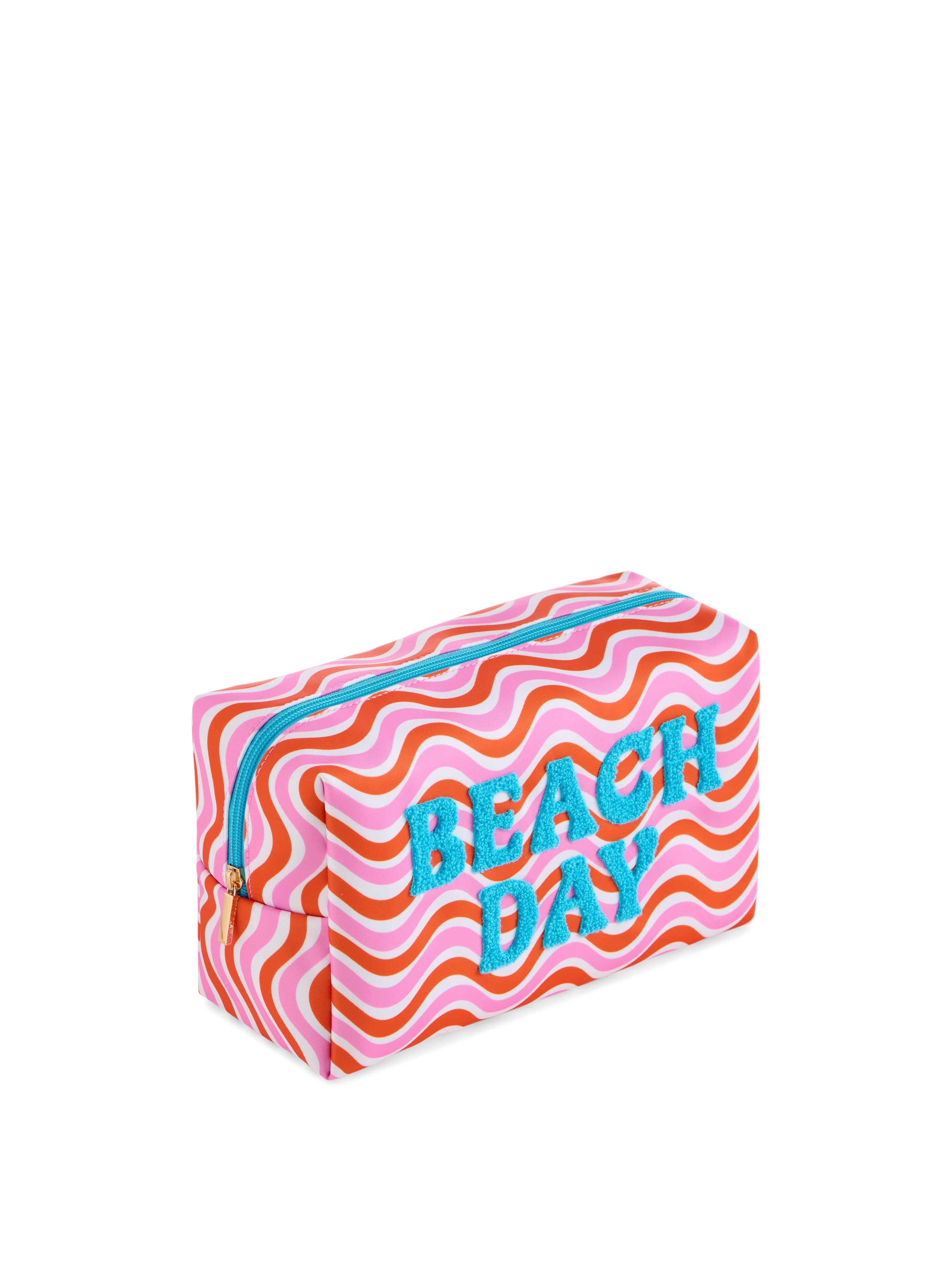 Shiraleah "Beach Day" Large Zip Pouch, Multi