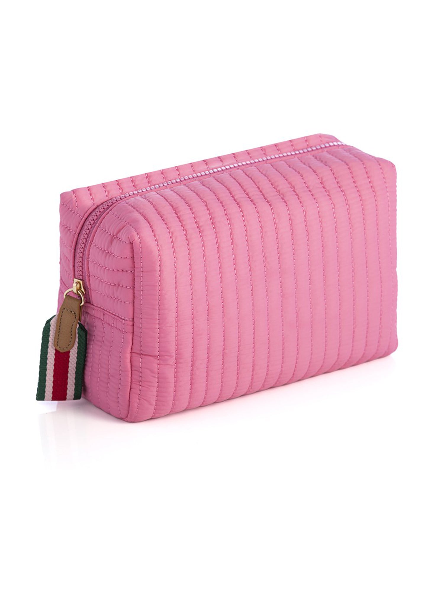 Shiraleah Ezra Large Boxy Cosmetic Pouch PINK