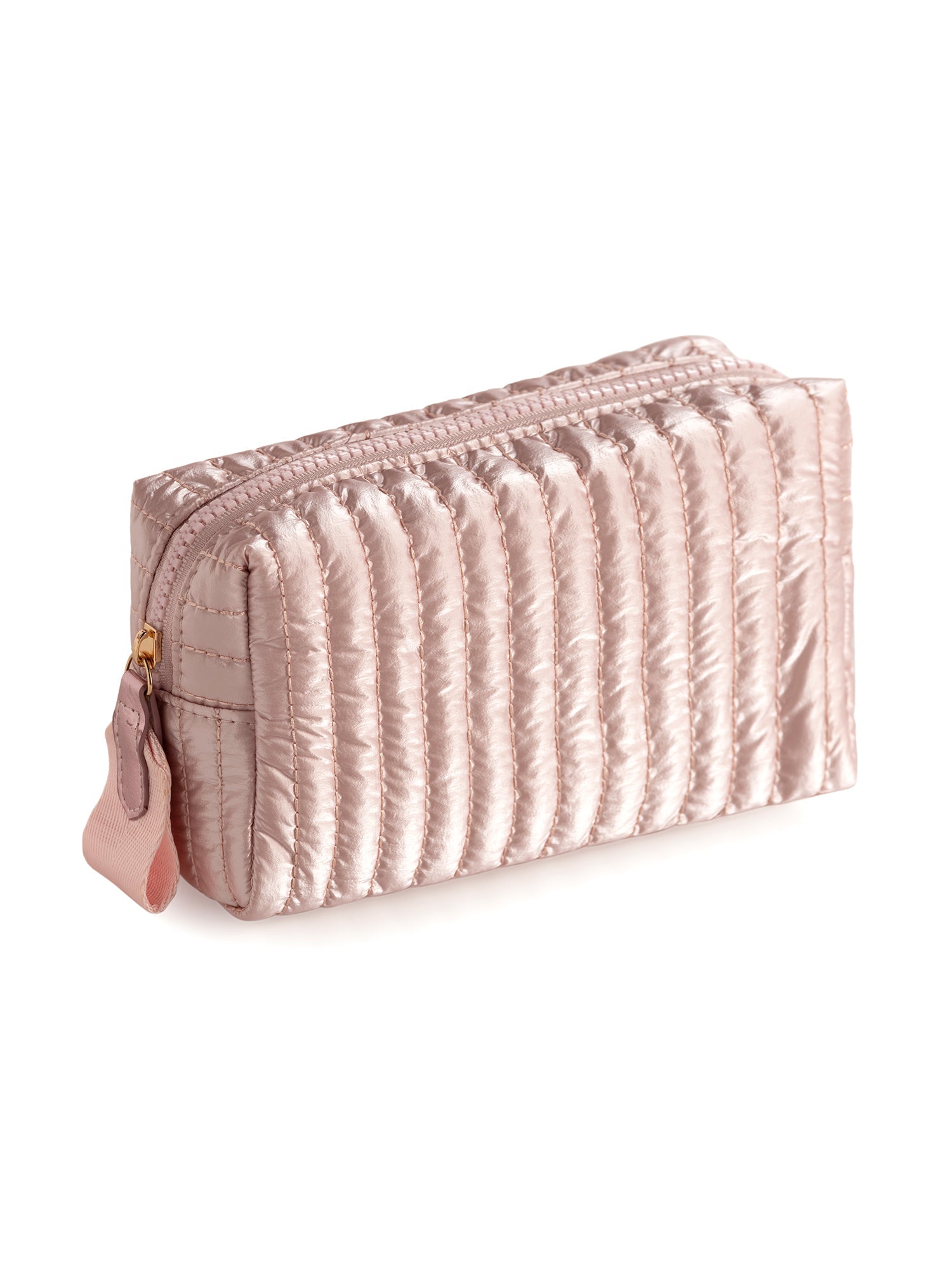 Shiraleah Logan Small Boxy Cosmetic Pouch ROSE