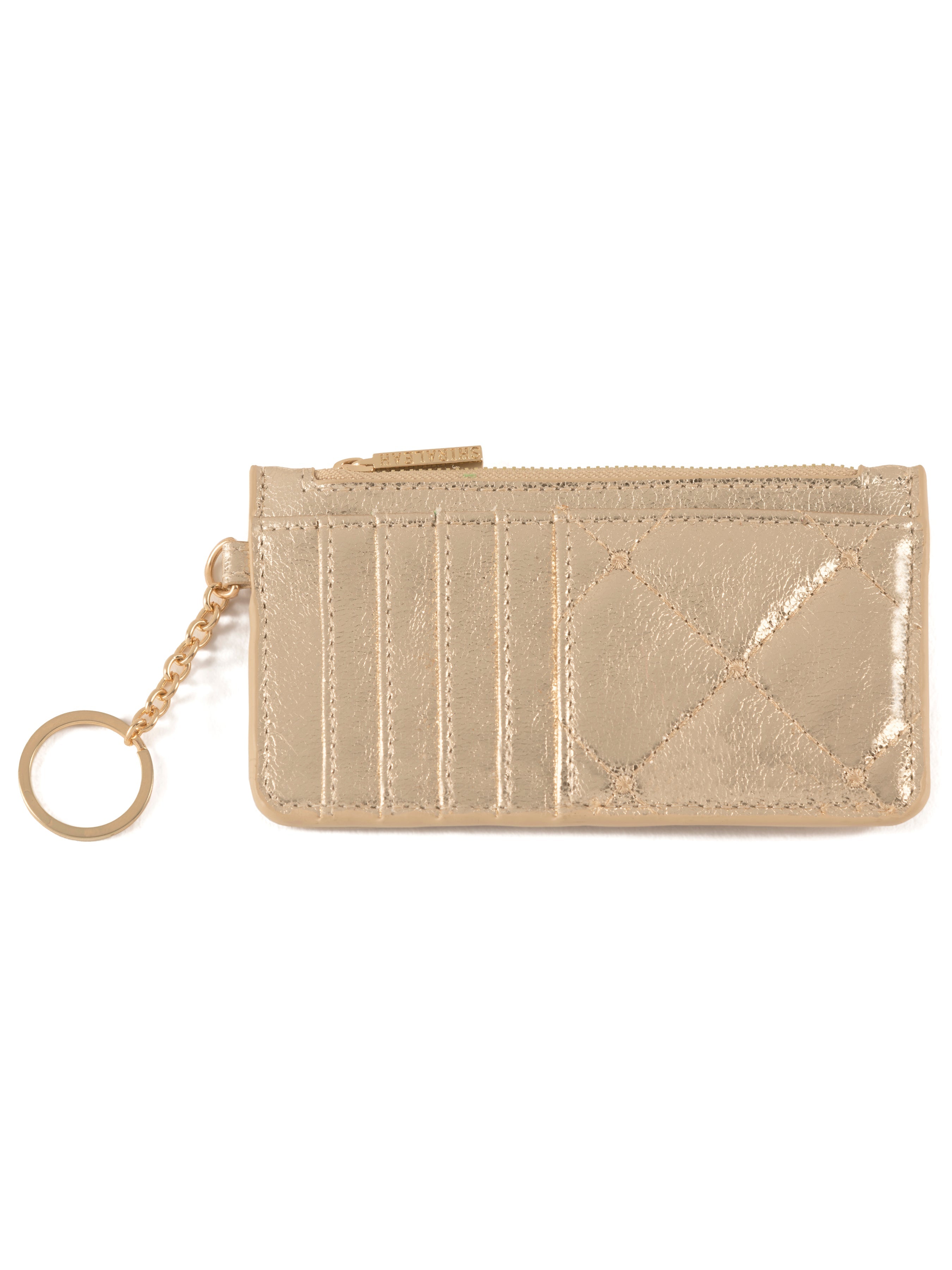 Shiraleah Mademoiselle Card Case GOLD