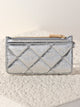 Shiraleah Mademoiselle Card Case, Silver