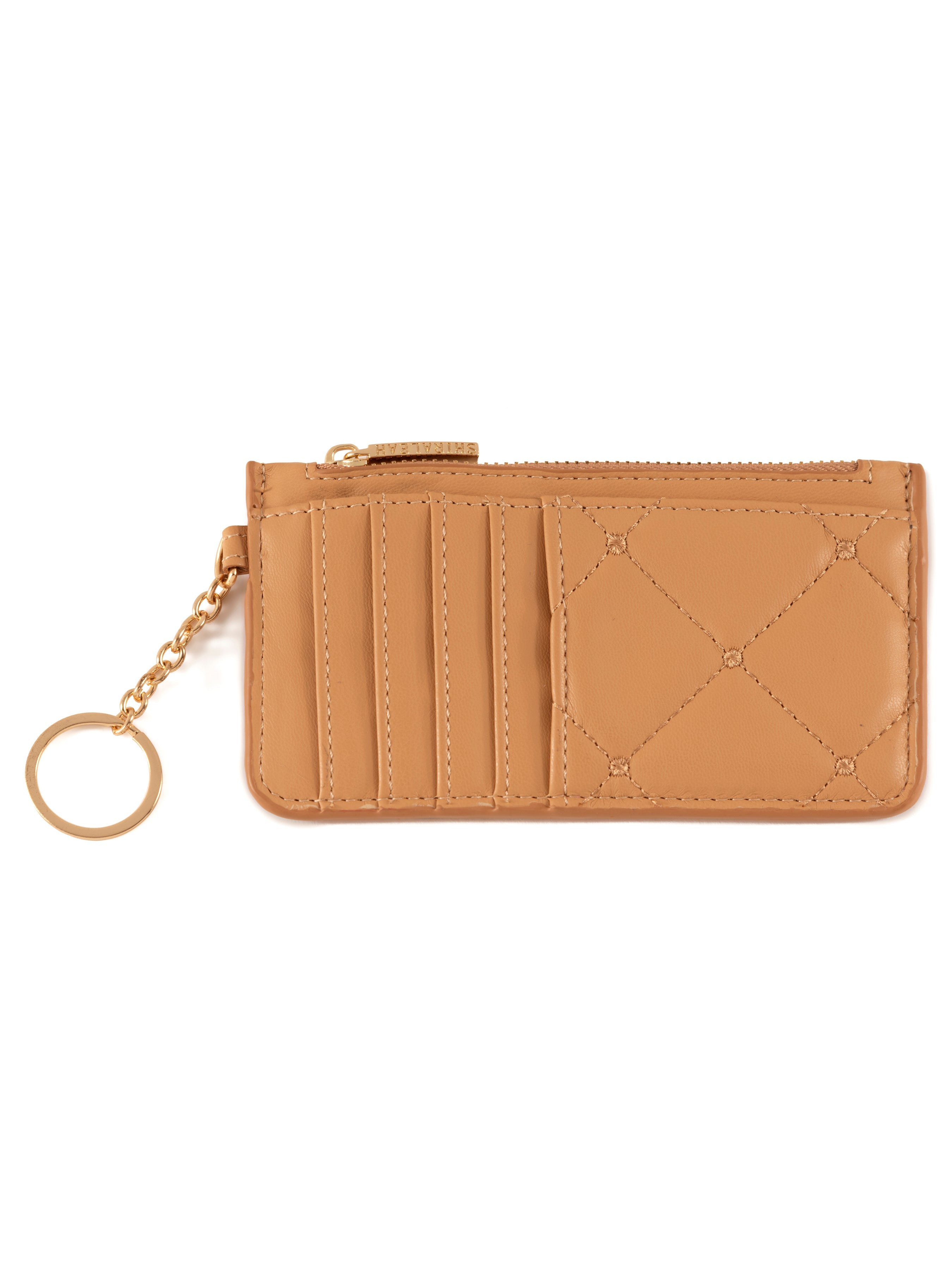 Shiraleah Mademoiselle Card Case TAN