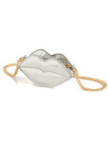 Shiraleah Kiss Mini Bag, Silver