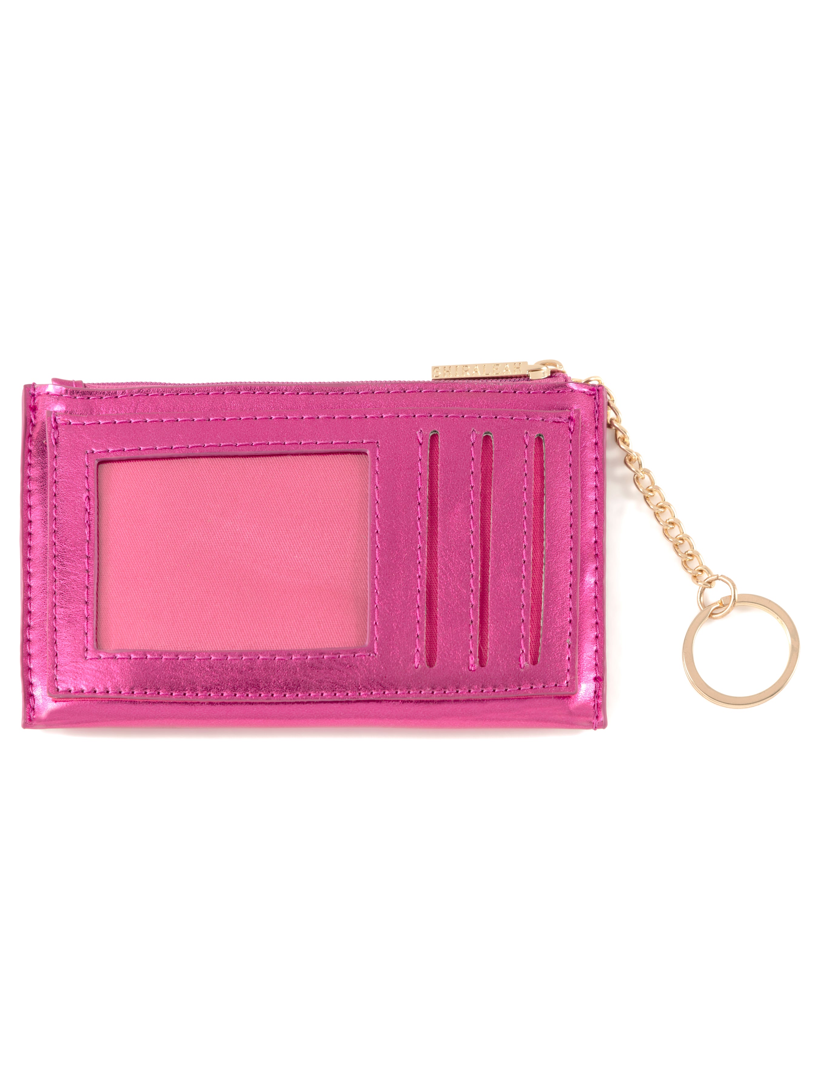 Shiraleah Maddie Card Case, Magenta