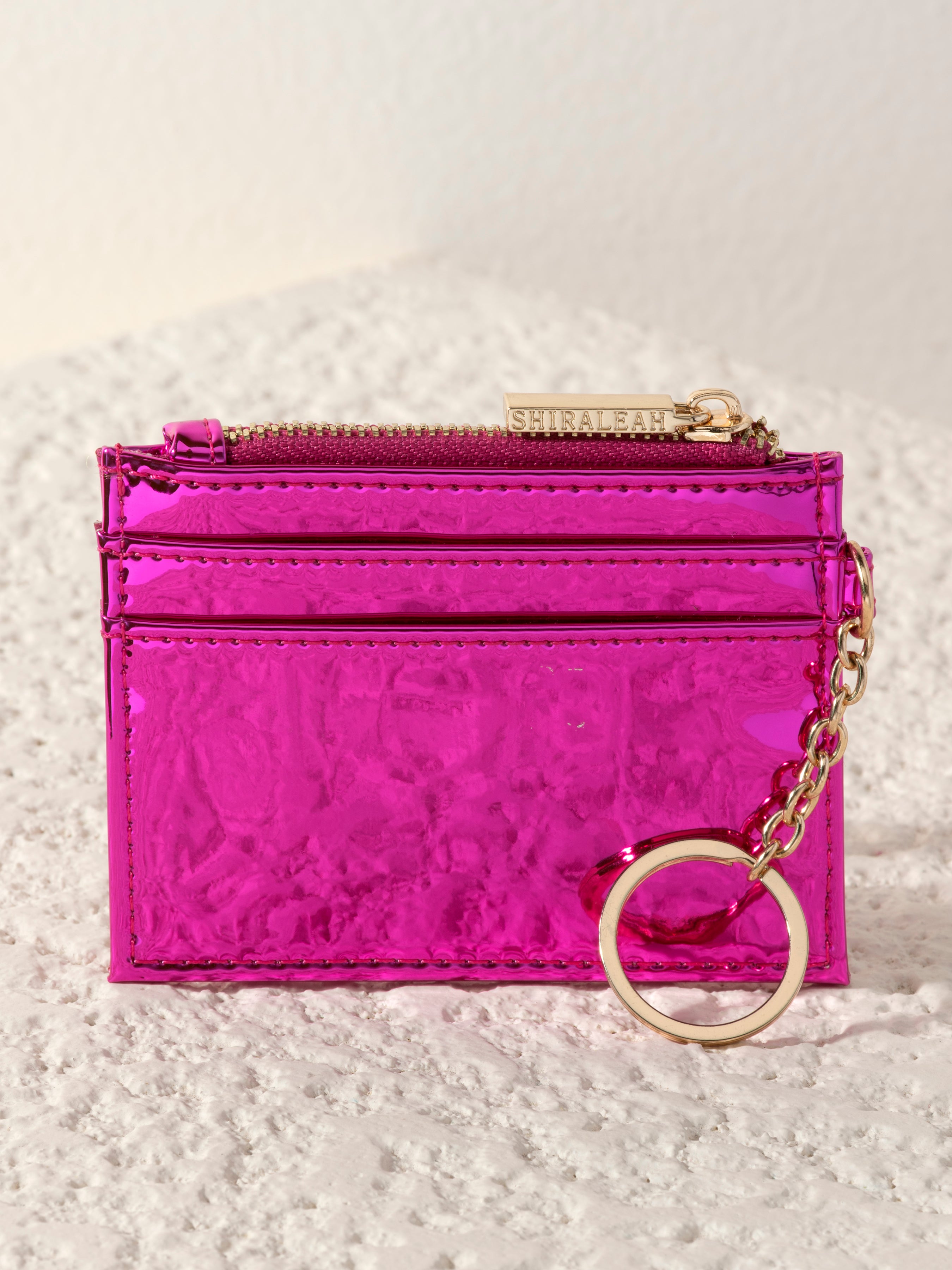 Shiraleah Clara Card Case, Magenta