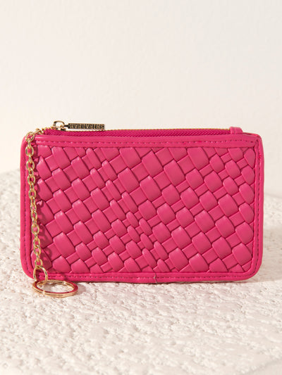 Shiraleah Blythe Mini Zip Pouch, Magenta