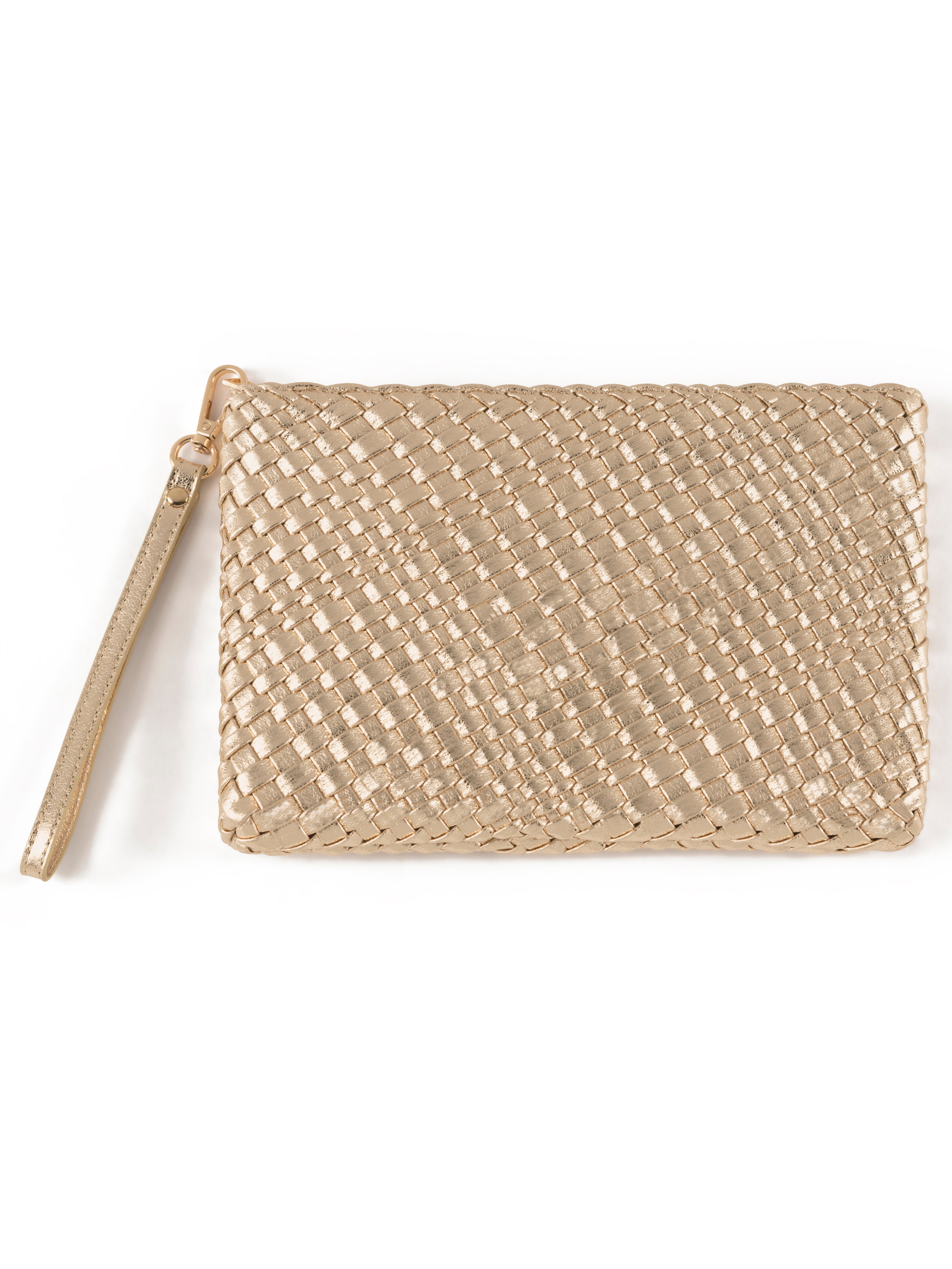 Shiraleah Blythe Zip Wristlet, Gold