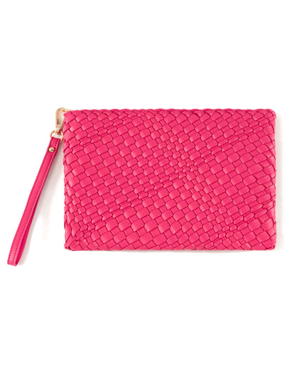 Shiraleah Blythe Zip Wristlet, Magenta