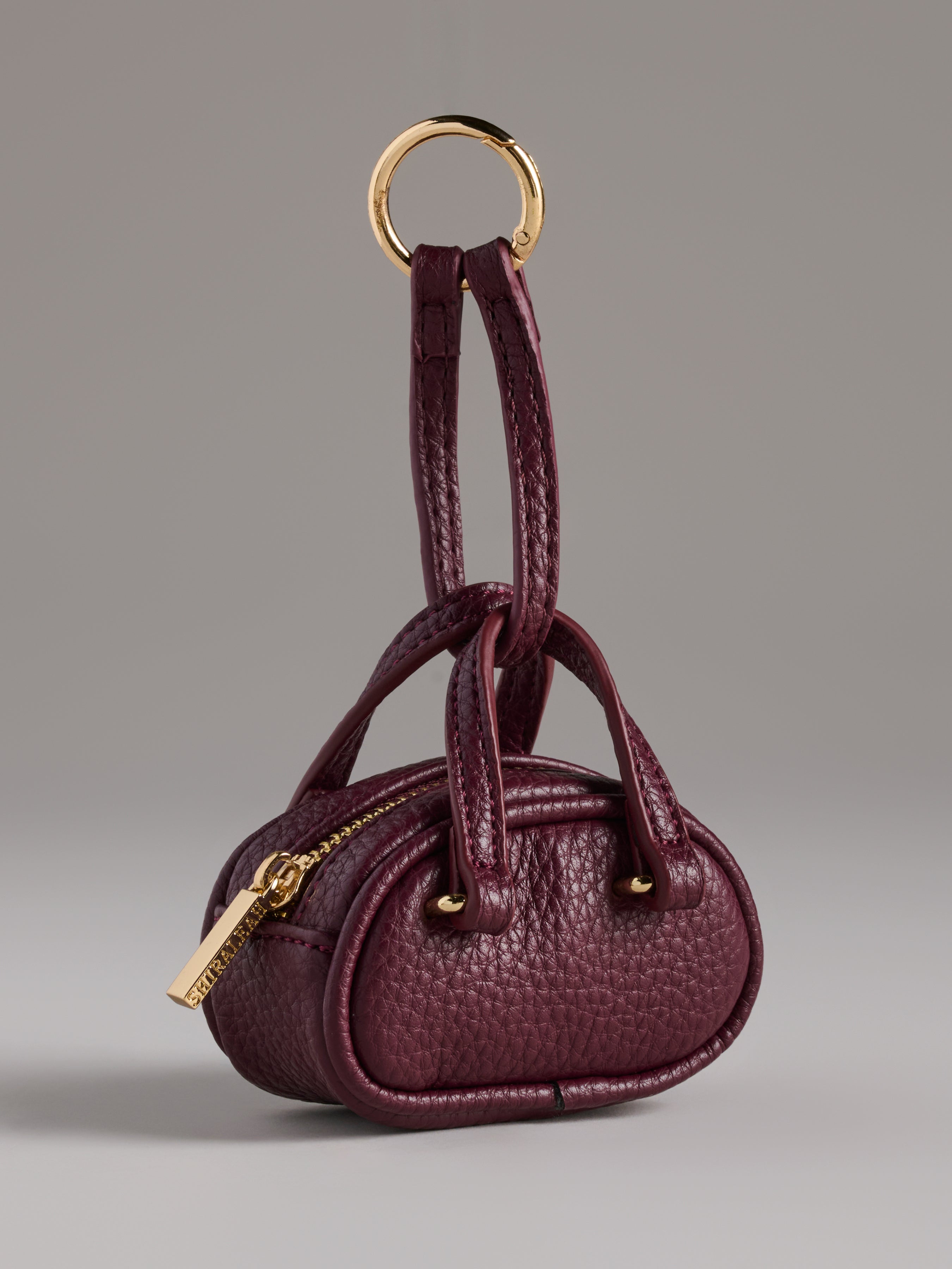 Shiraleah Vallerie Bag Charm/Key Ring WINE