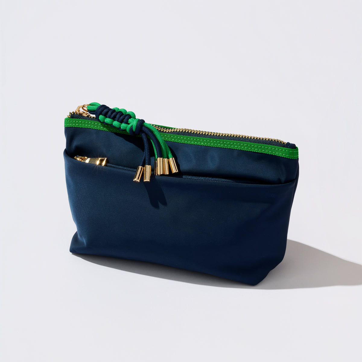 ANTONIO MELANI Navy and Teal Zip Pouch Antonio Melani | Every piece in this look–from the Antonio  main image 4