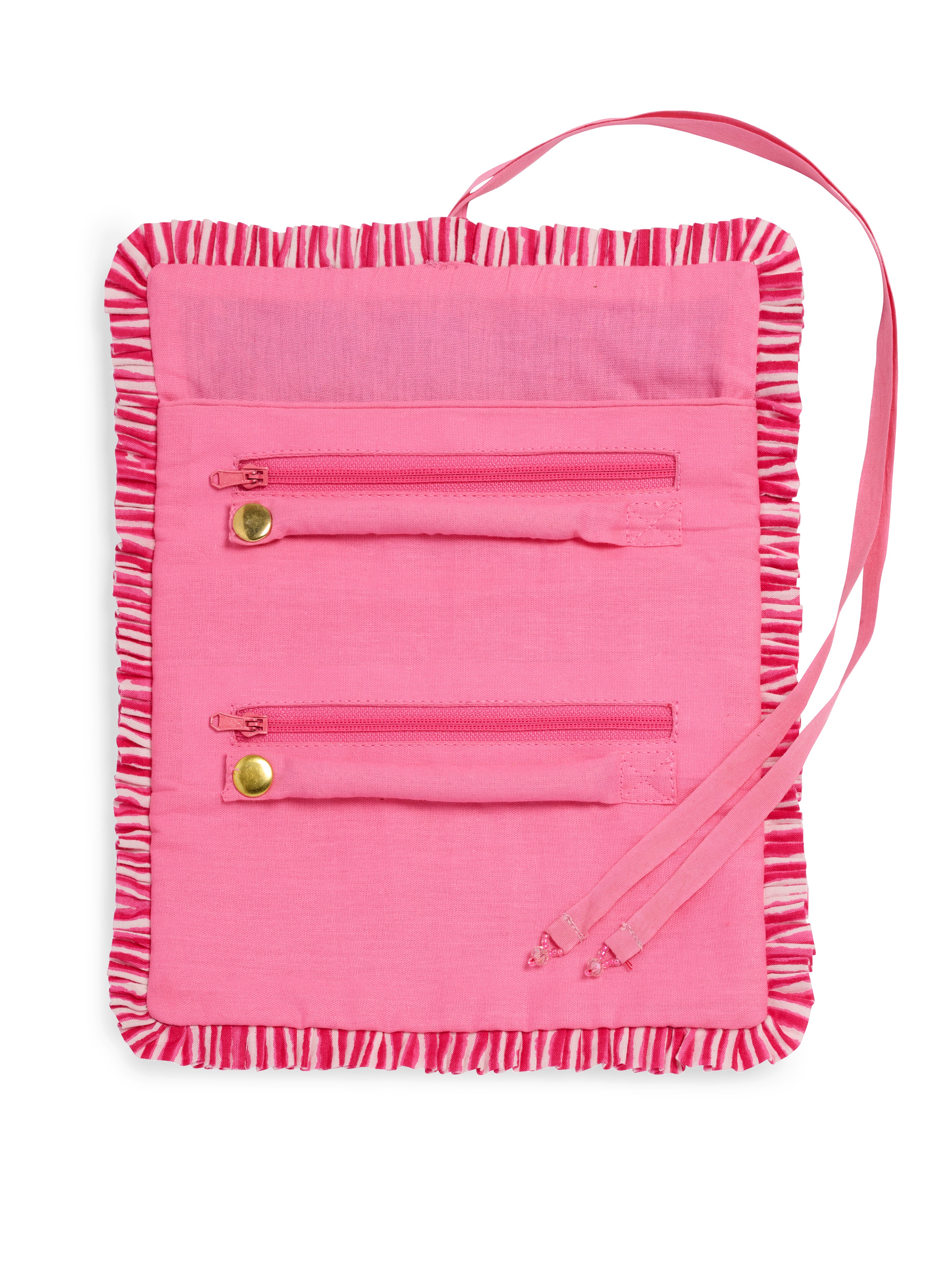 Shiraleah Elle Jewelry Roll PINK