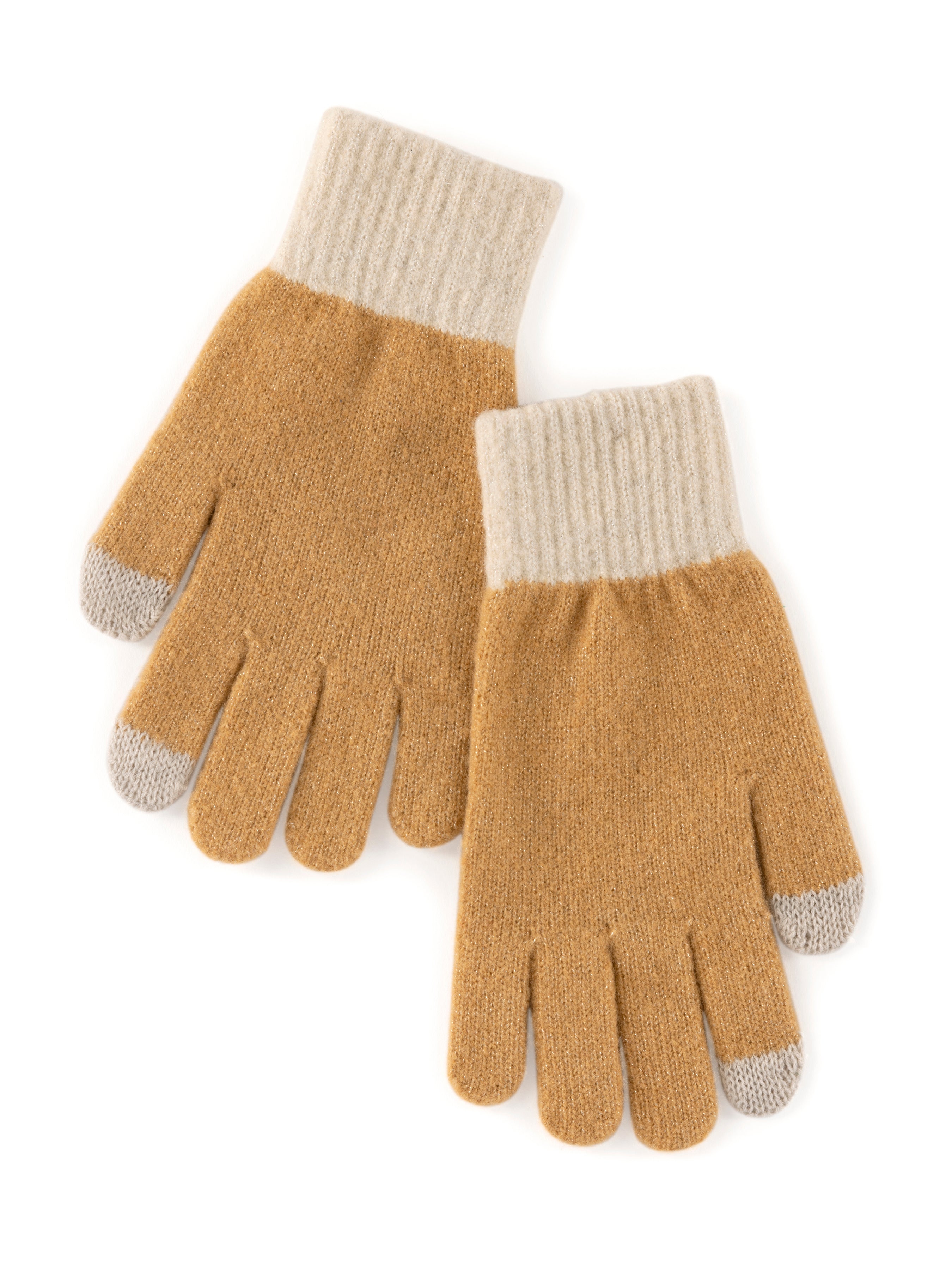 Shiraleah Tinsley Touchscreen Gloves, Tan