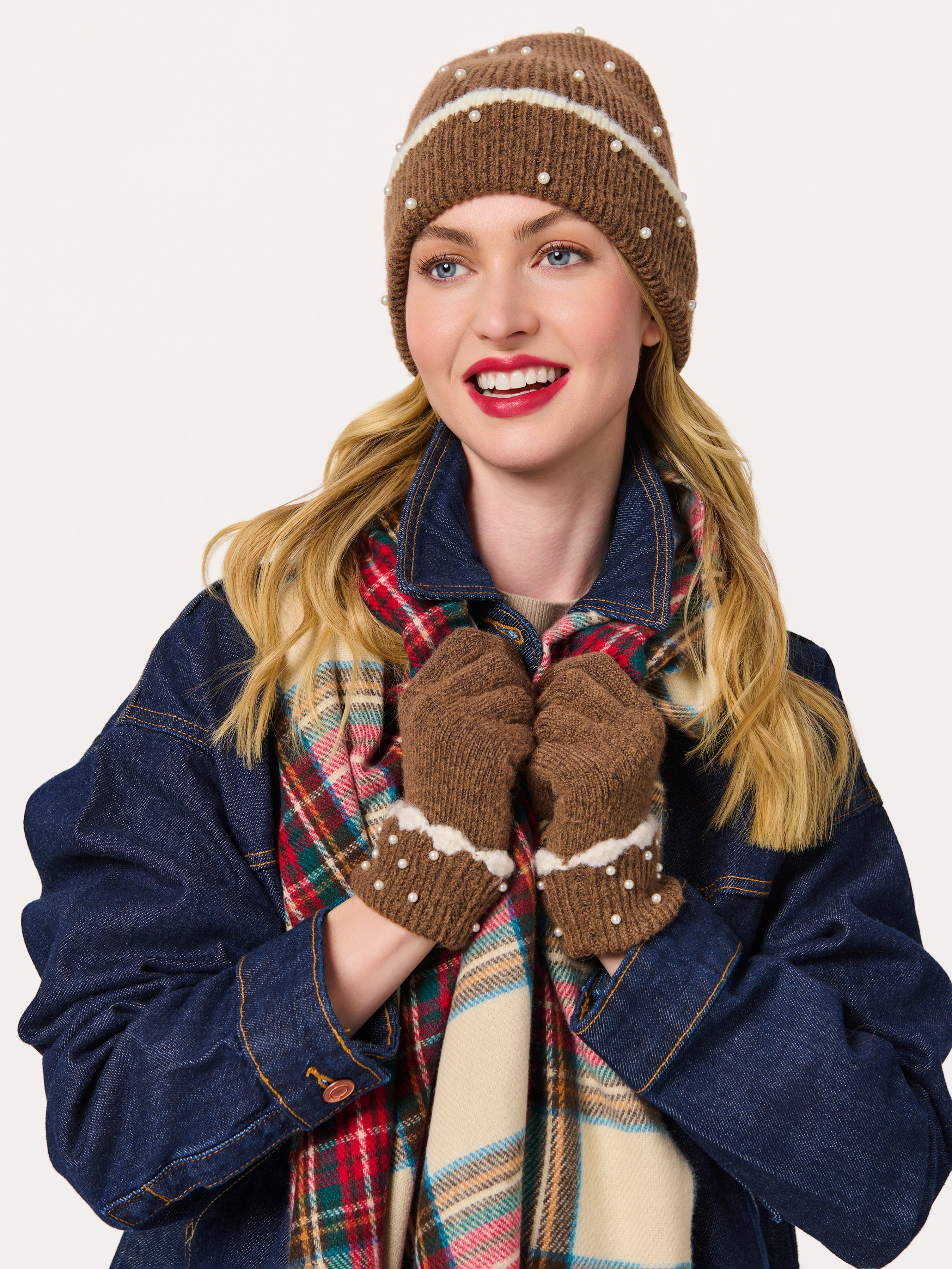 Shiraleah Mila Touchscreen Gloves CHOCOLATE / OS