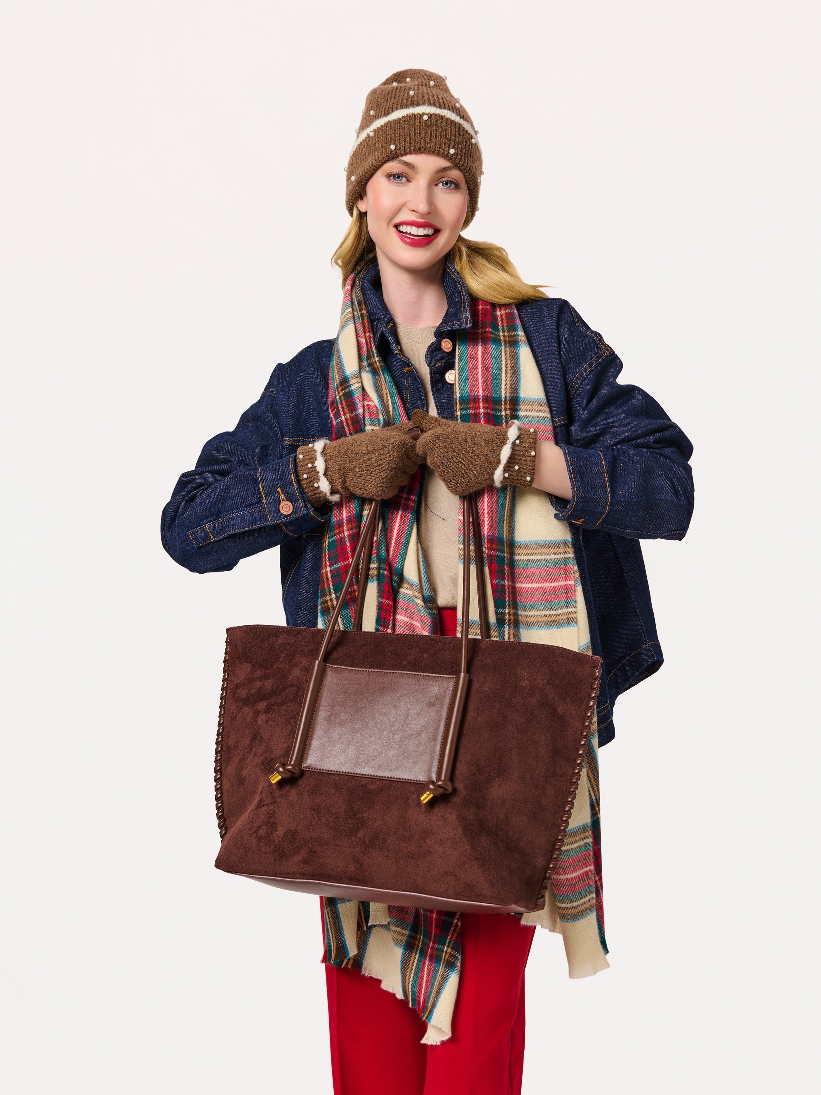 Shiraleah Mila Touchscreen Gloves CHOCOLATE / OS