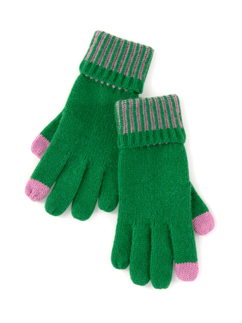 Shiraleah Christie Touchscreen Gloves, Green