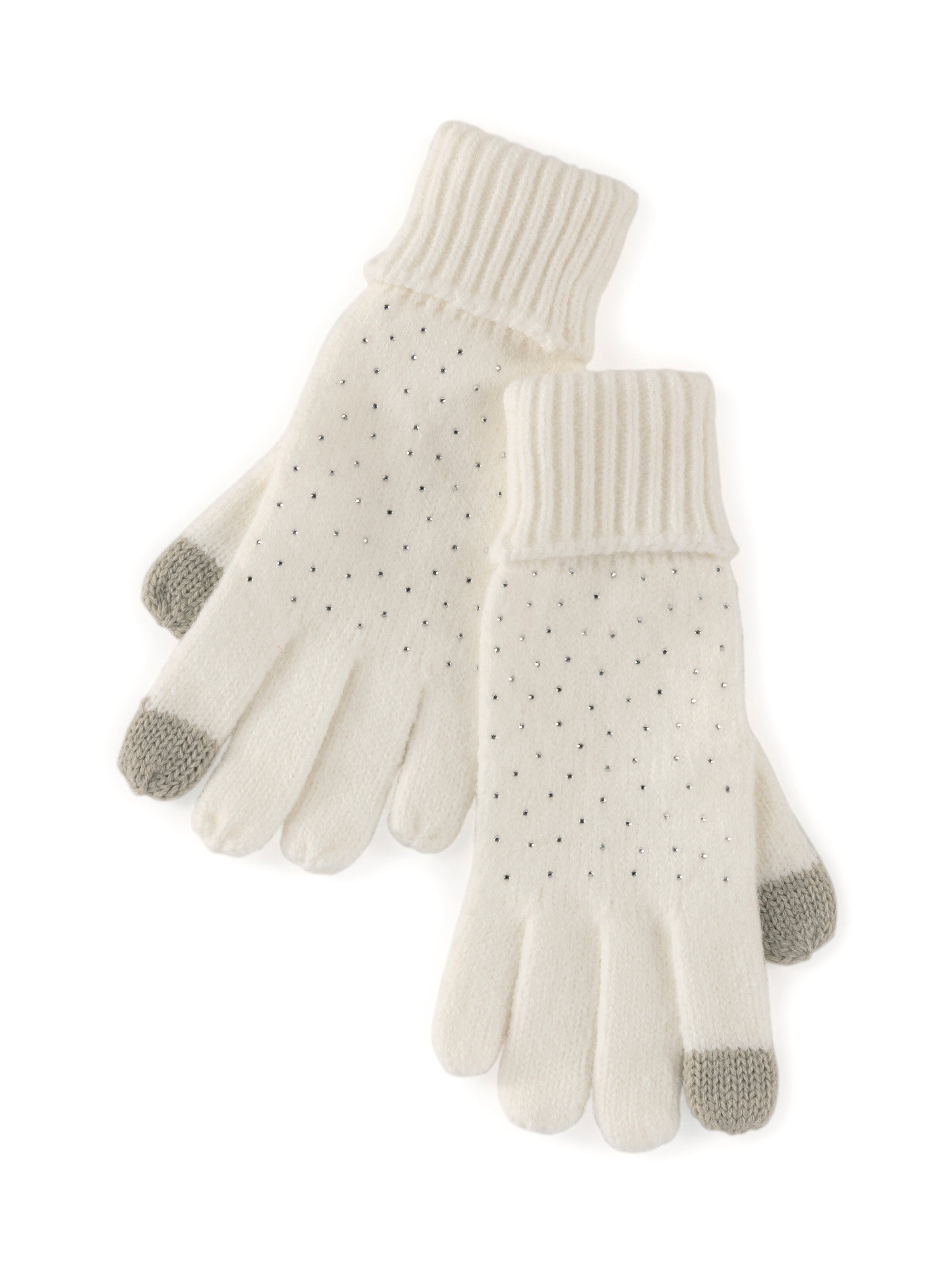 Shiraleah Natalia Touchscreen Gloves, Ivory