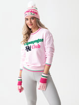 Shiraleah Colorado "Champagne Ski Club" Beanie, Blush