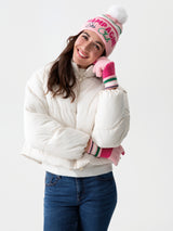 Shiraleah Colorado "Champagne Ski Club" Beanie, Blush