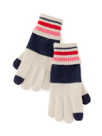 Shiraleah Colorado Touchscreen Gloves, Ivory