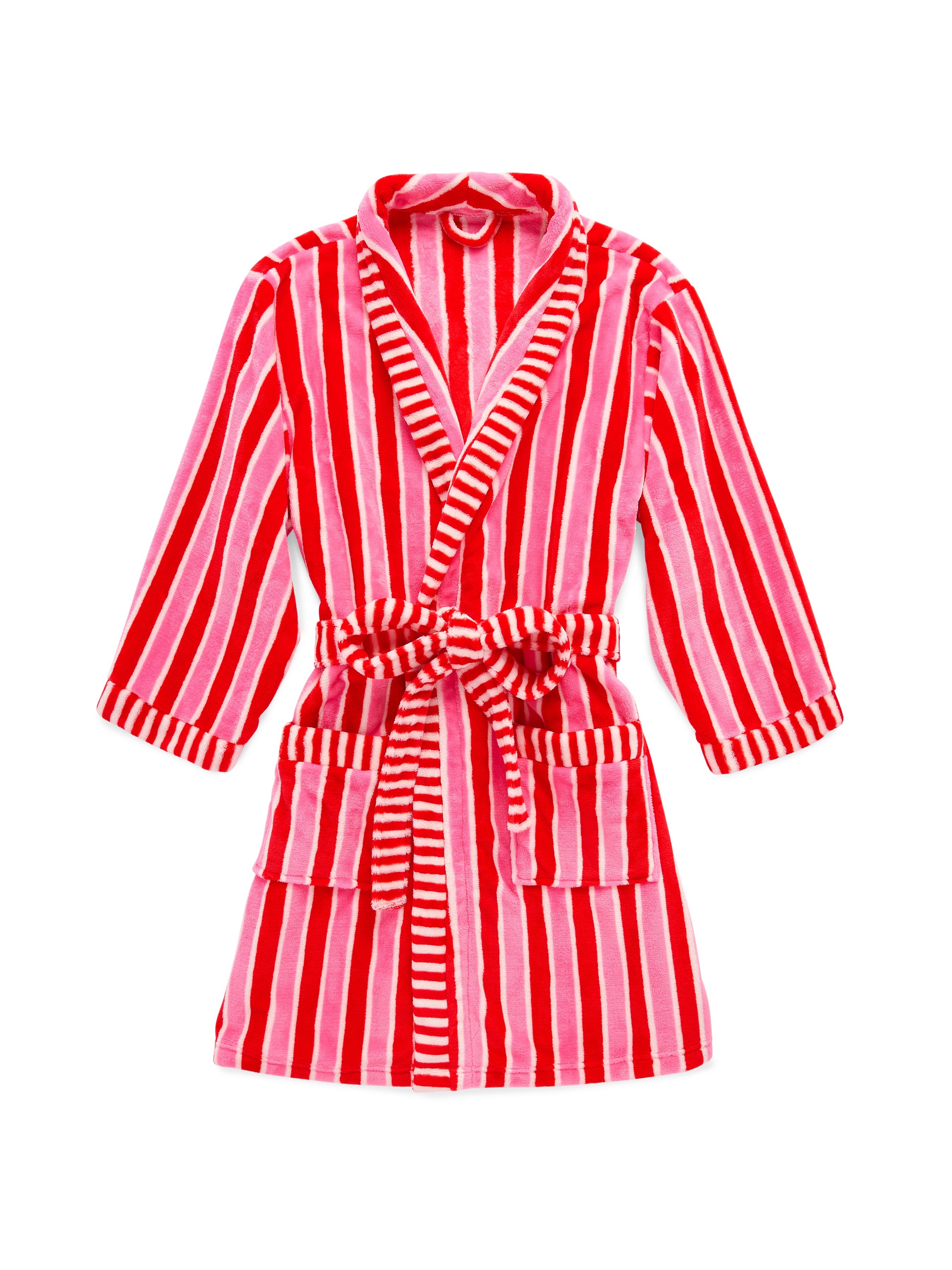 Shiraleah Holly Stripe Robe RED / S/M