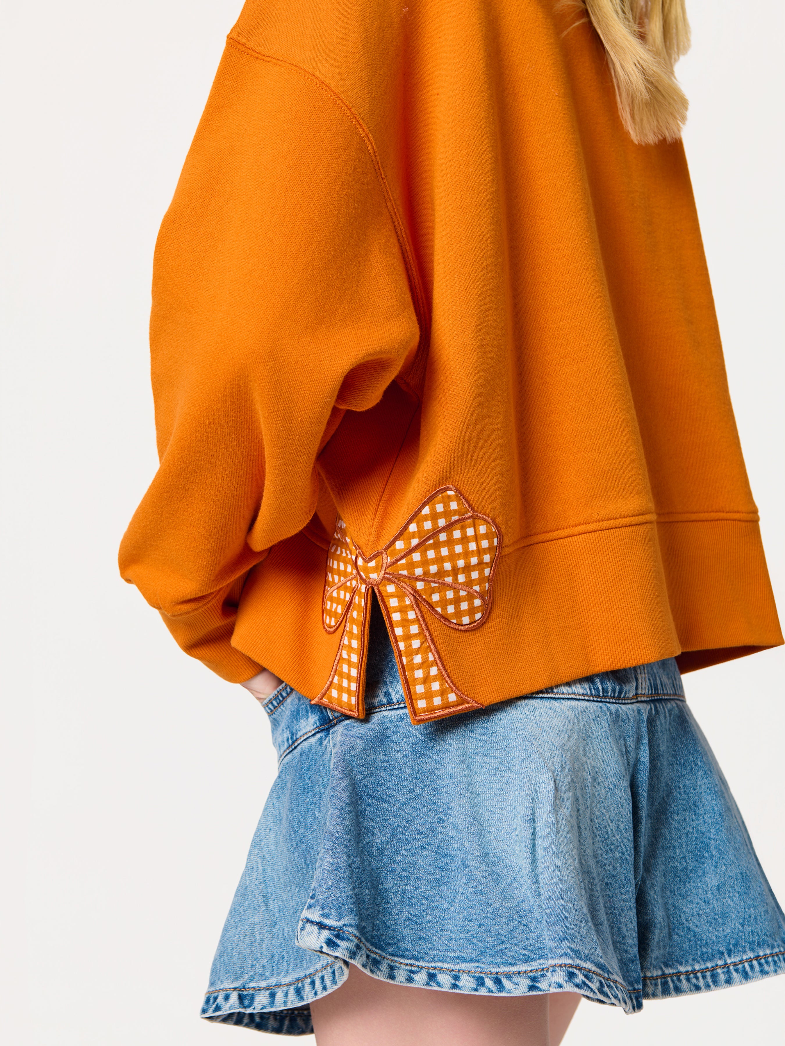 Shiraleah "Game Day" Relaxed Sweatshirt BURNT ORANGE / EXTRA SMALL