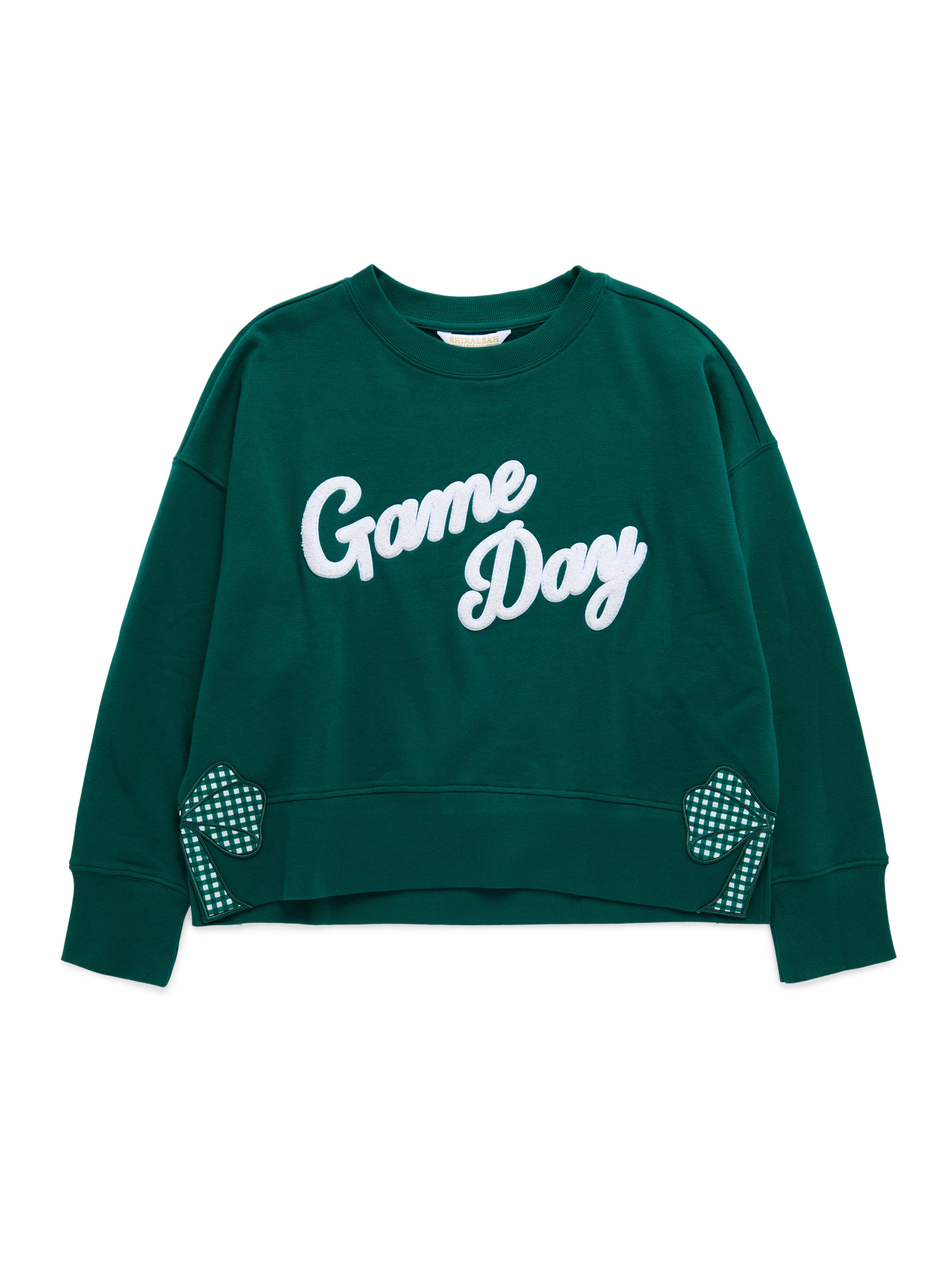 Shiraleah "Game Day" Relaxed Sweatshirt GREEN / EXTRA SMALL