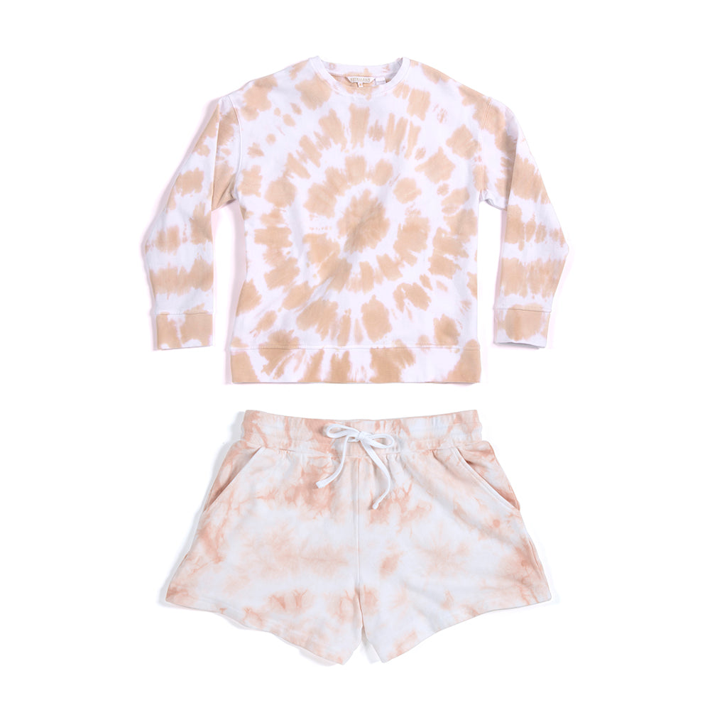 Shiraleah Cali Tie Dye Sweatshirt, Blush - FINAL SALE ONLY