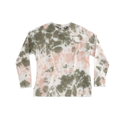 Shiraleah Rae Tie Dye Sweatshirt, Green - FINAL SALE ONLY