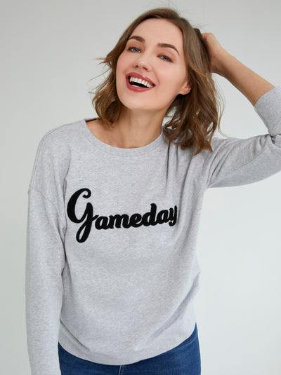 Shiraleah "Gameday" Sweatshirt, Grey