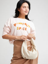 Shiraleah "Pumpkin Spice" Sweatshirt, Blush