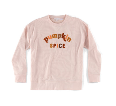 Shiraleah "Pumpkin Spice" Sweatshirt, Blush