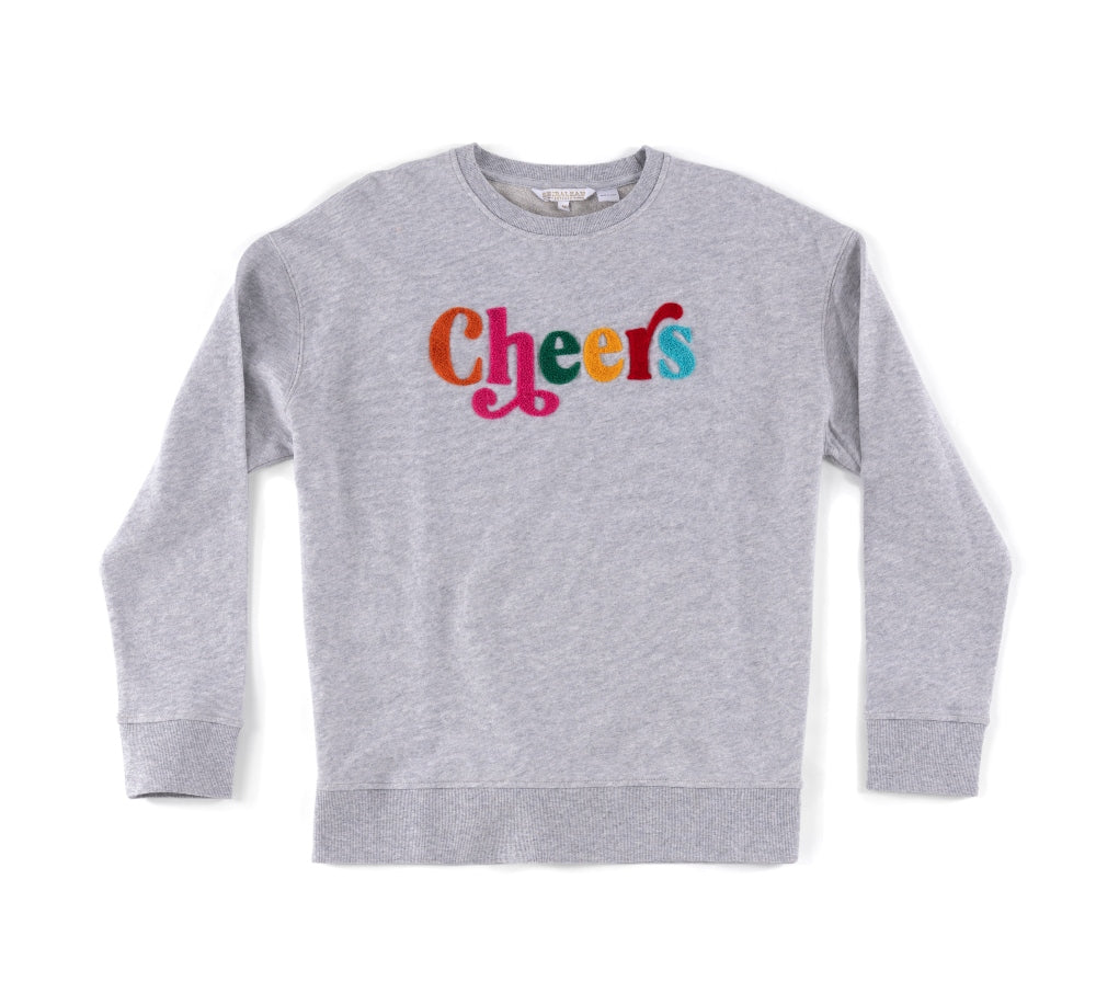 Shiraleah "Cheers" Sweatshirt, Grey