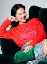 Shiraleah "Very Merry" Sweatshirt, Red