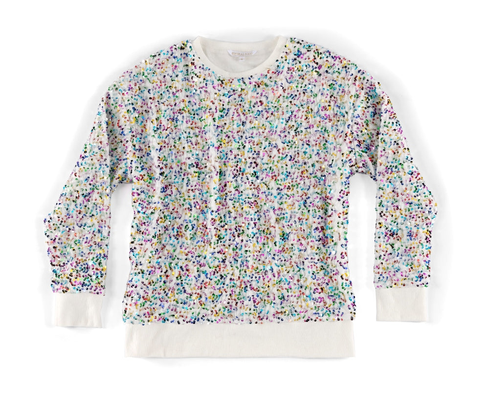 Shiraleah Fiesta Sweatshirt, White - FINAL SALE ONLY