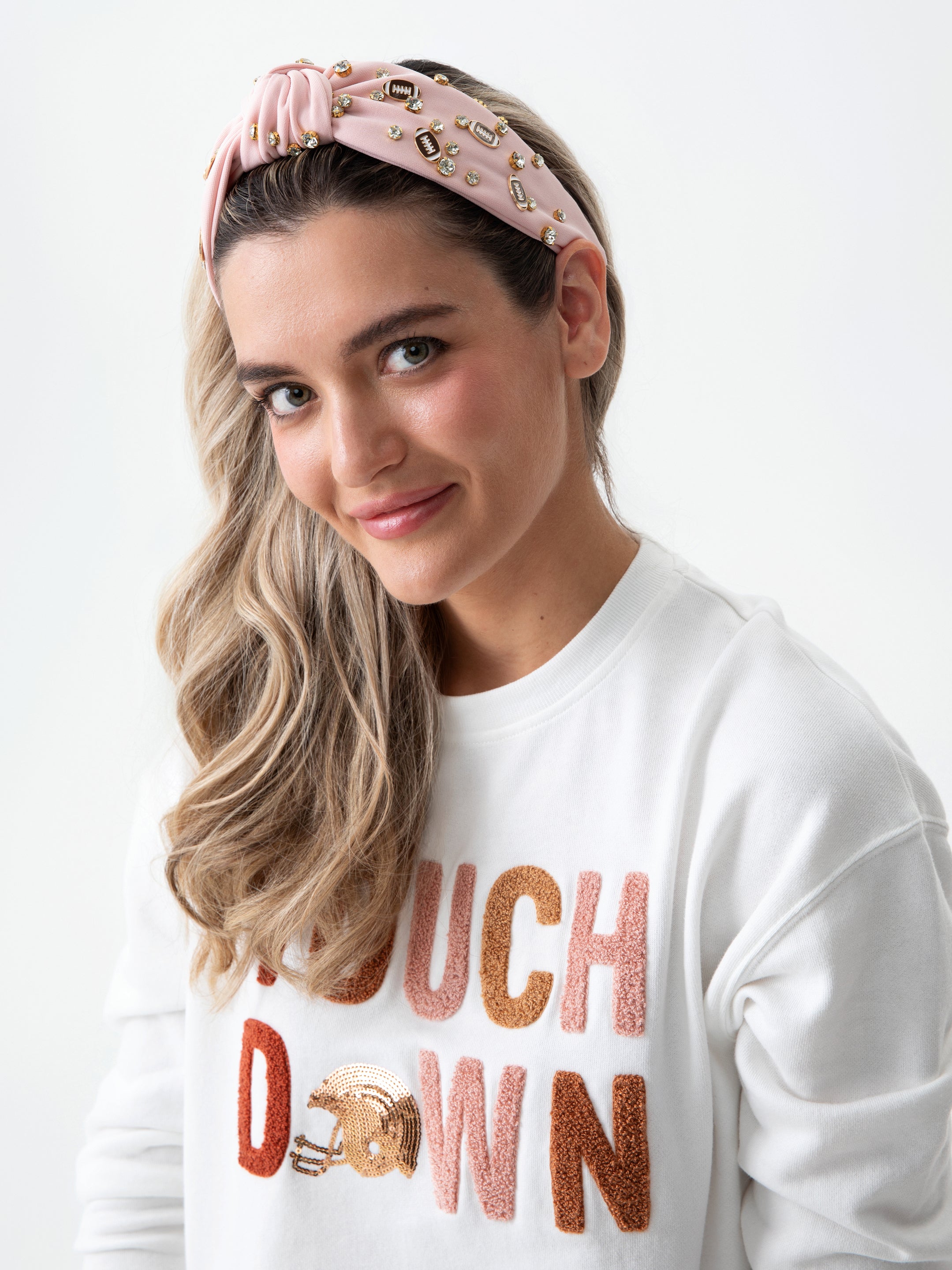 Shiraleah "Touchdown" Sweatshirt, Ivory