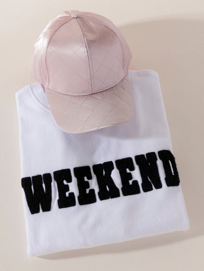 Shiraleah "Weekend" Sweatshirt, White