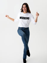 Shiraleah "Weekend" Sweatshirt, White