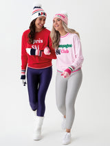 Shiraleah "Champagne Ski Club" Sweatshirt, Blush