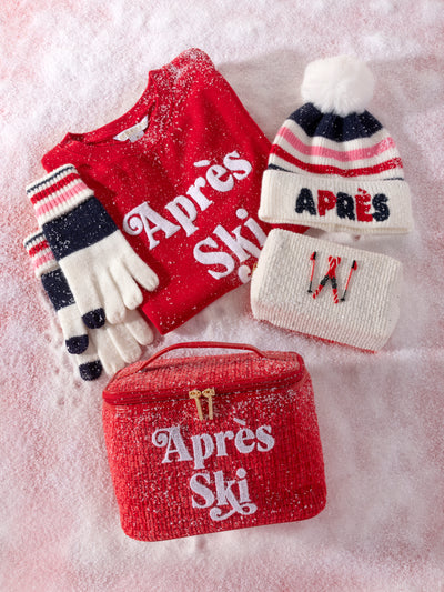 Shiraleah "Apres Ski" Cosmetic Case, Red