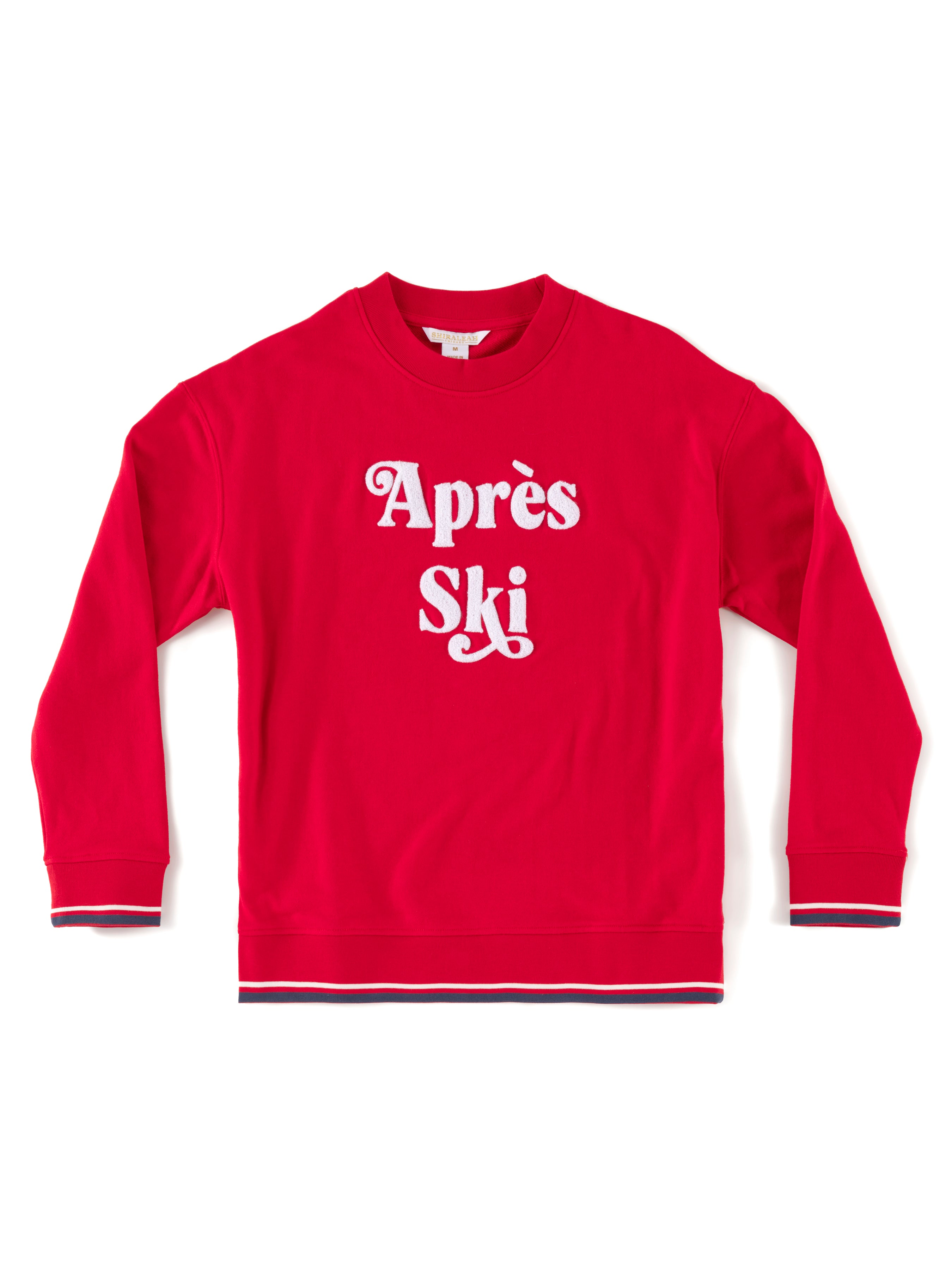 Shiraleah "Apres Ski" Sweatshirt, Red RED / SMALL