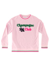 Shiraleah "Champagne Ski Club" Sweatshirt, Blush BLUSH / SMALL